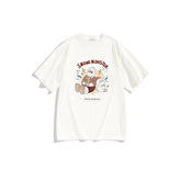 Men's Graphic Print Embroidered T-Shirt